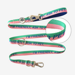 'I'm friendly, ask to pet' © Dog Lead