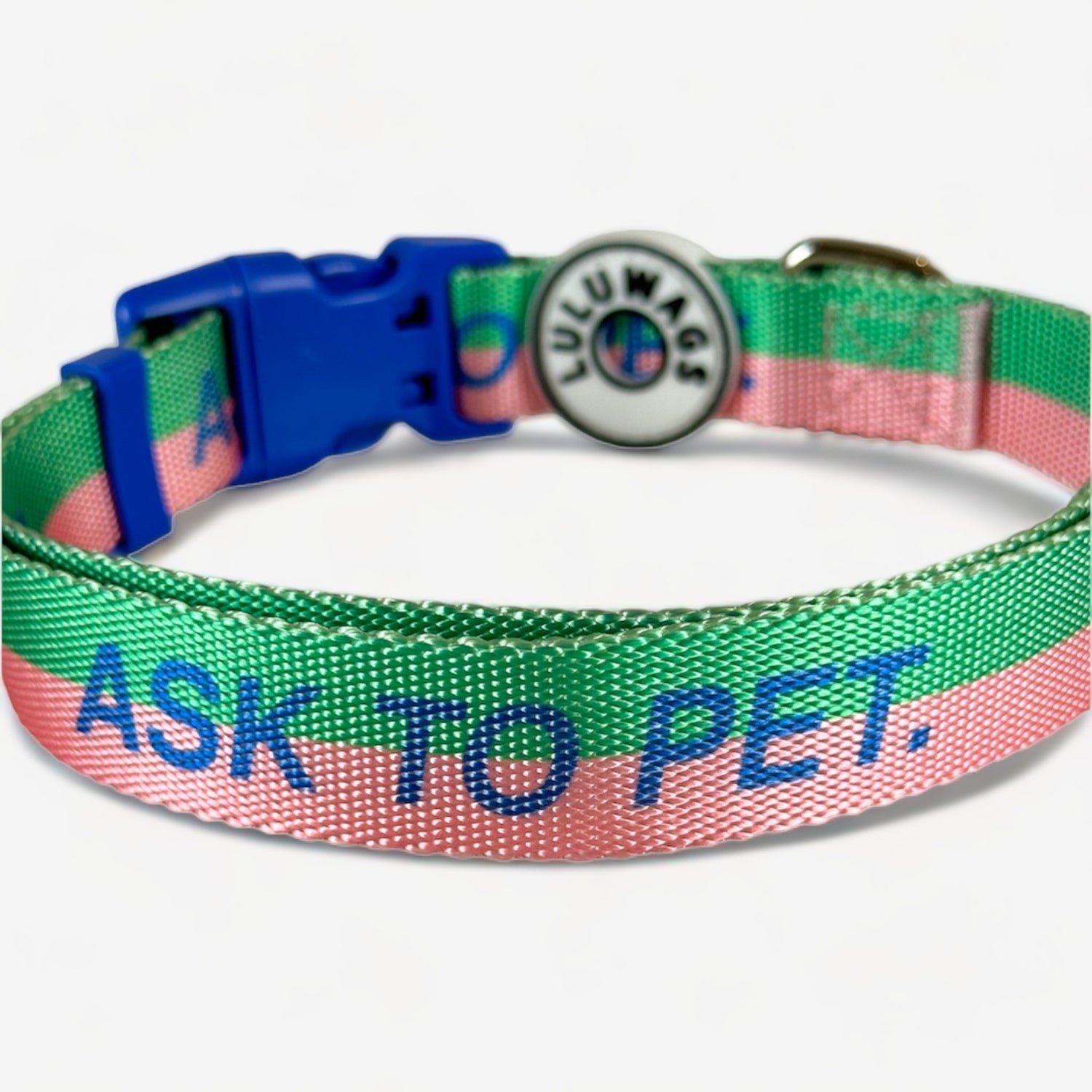 'Ask to pet' © Dog Collar