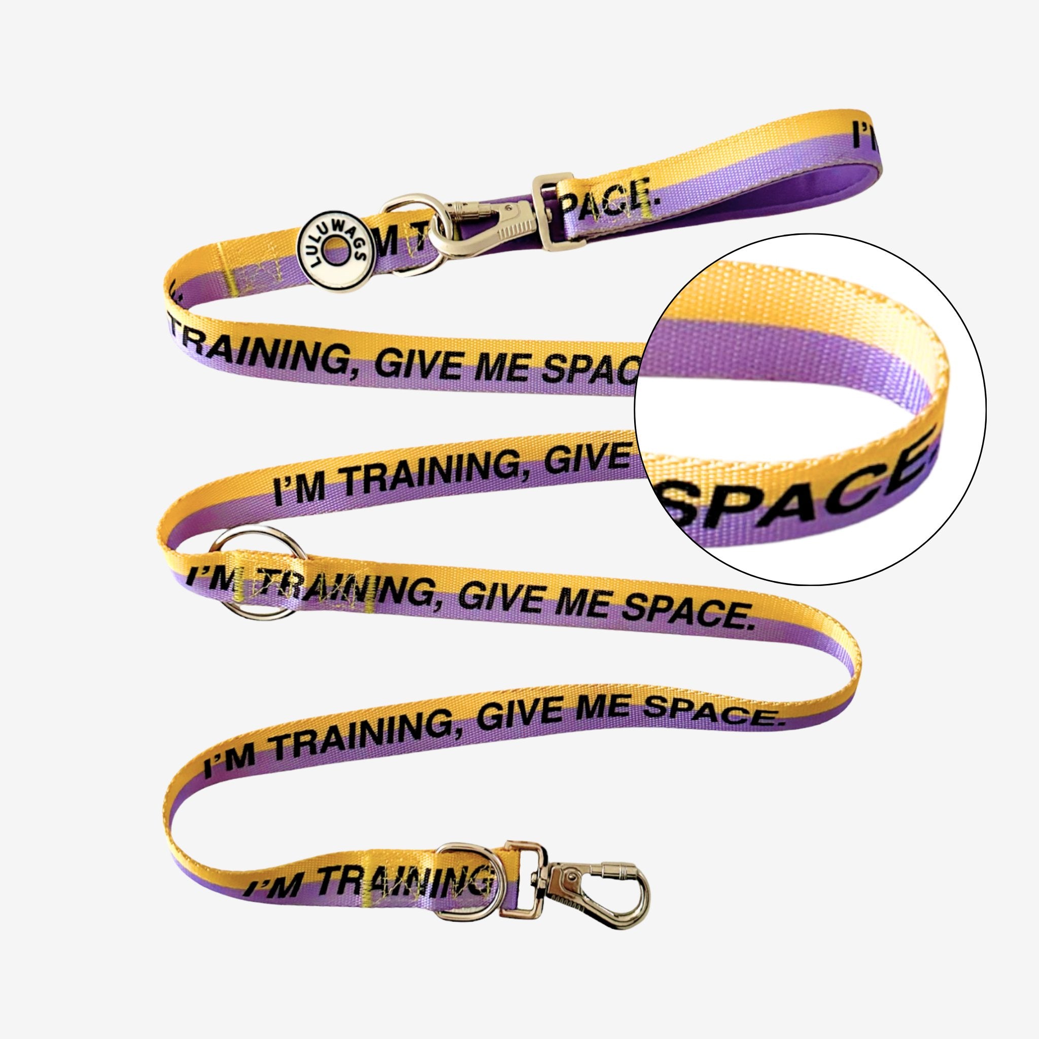 'I'm training, Give me space' Dog Walking Set