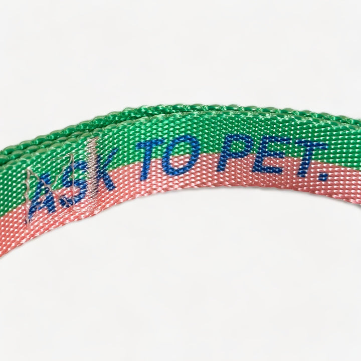 'Ask to pet' © Dog Collar